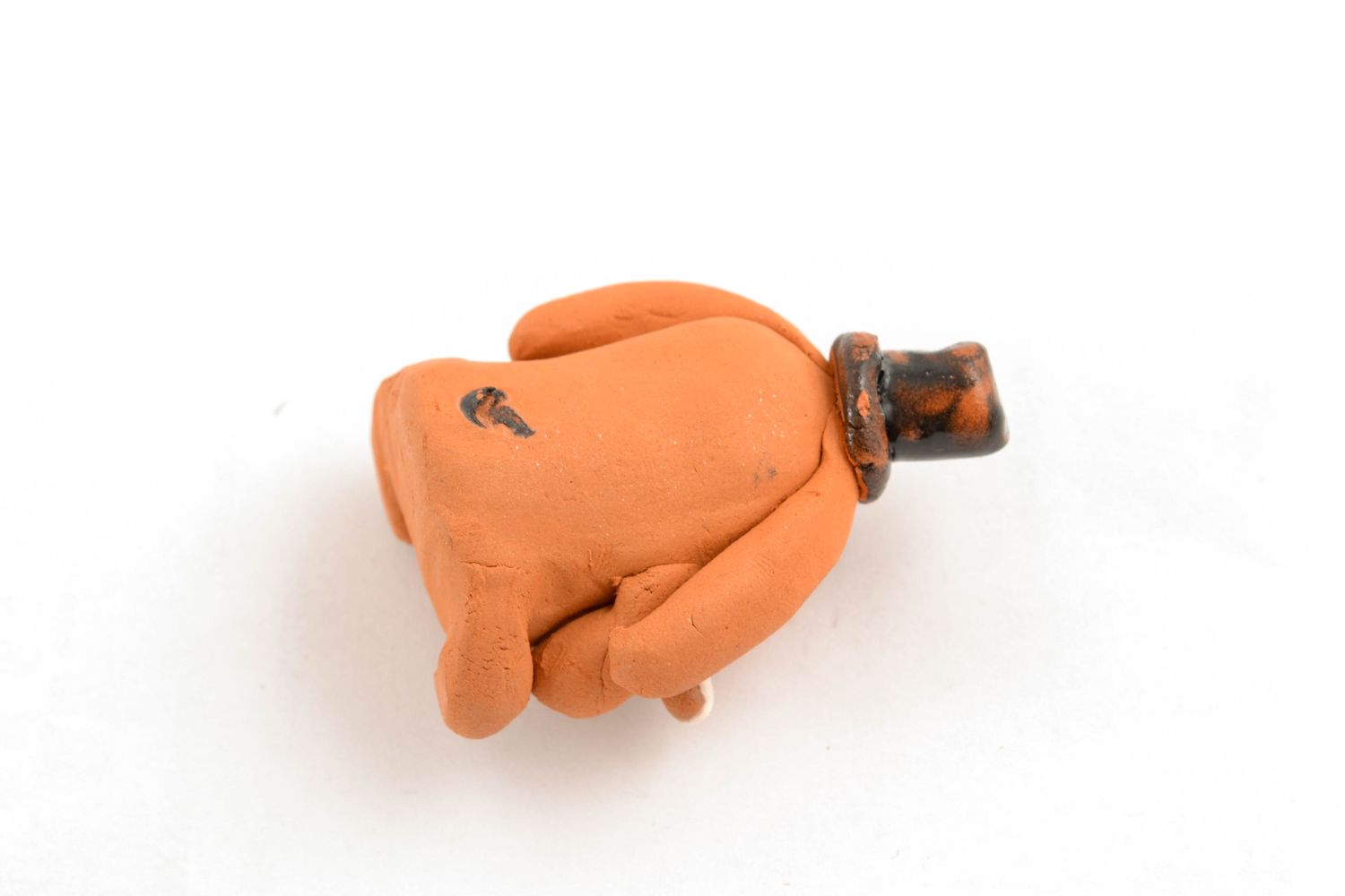 Figurine chien en argile faite main photo 5