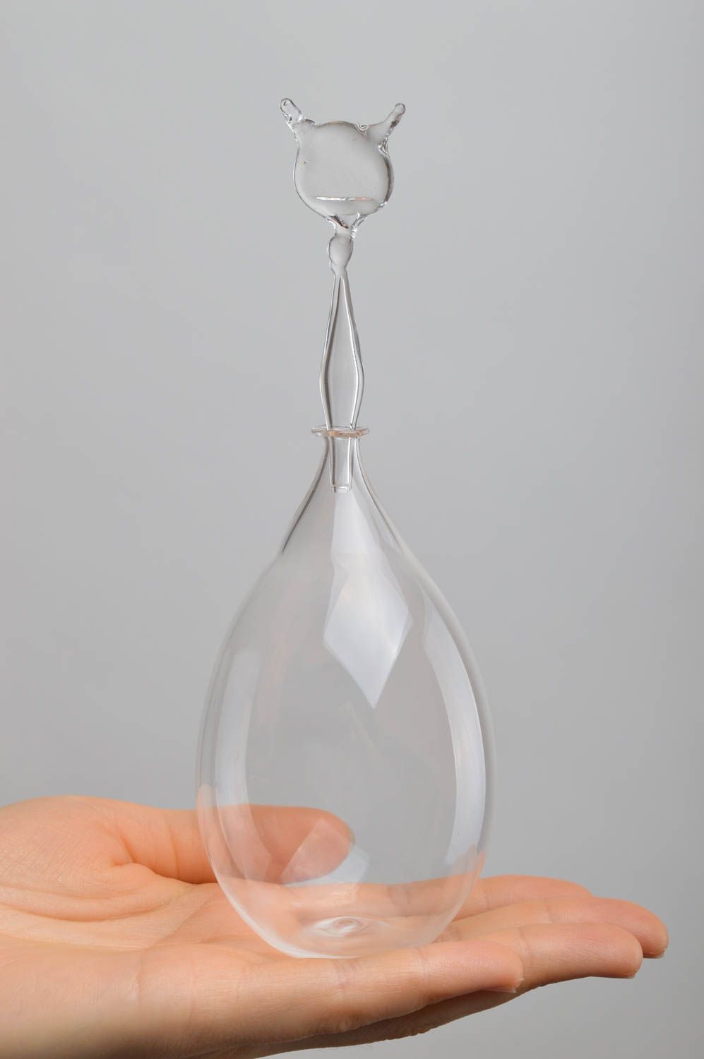 Handmade glass vial small glass jars glass art perfume bottle gifts for women photo 5