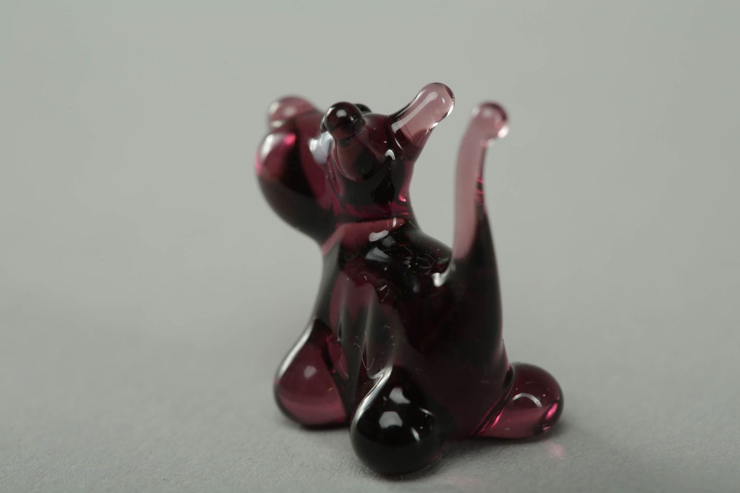 Small glass statuette Dog photo 3