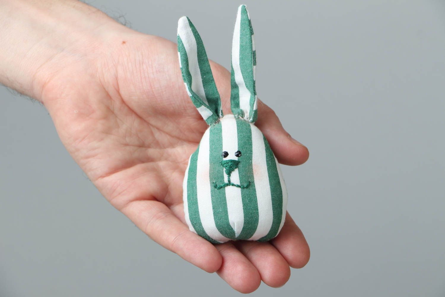 Handmade soft toy Easter Bunny photo 3