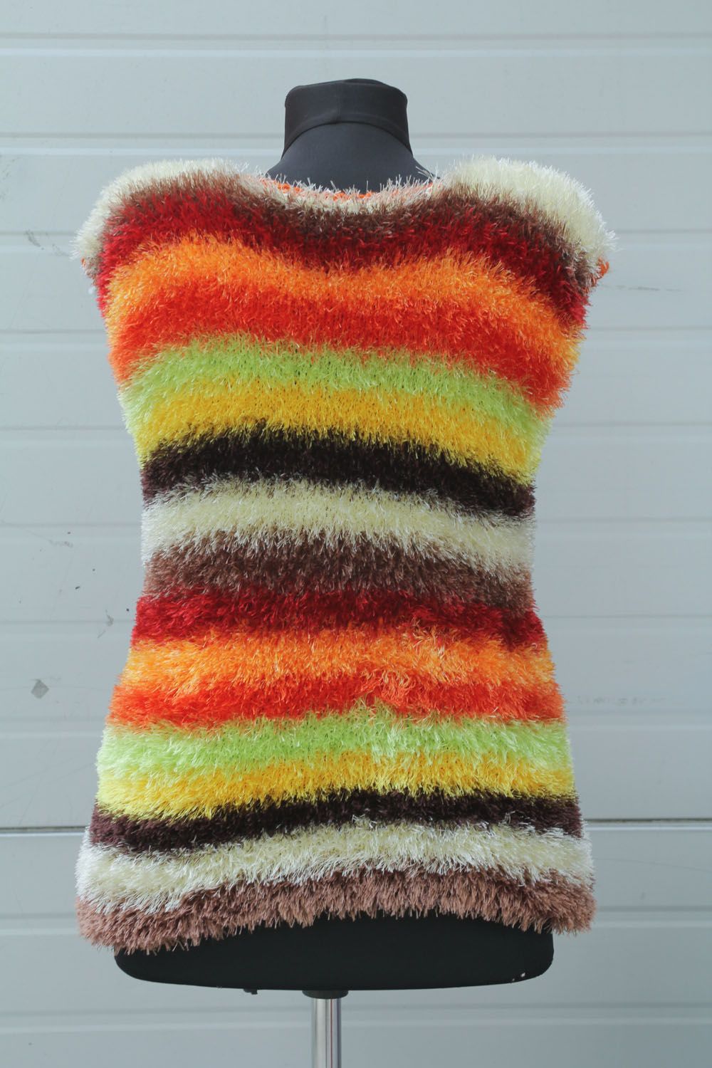 Soft crochet vest  photo 2