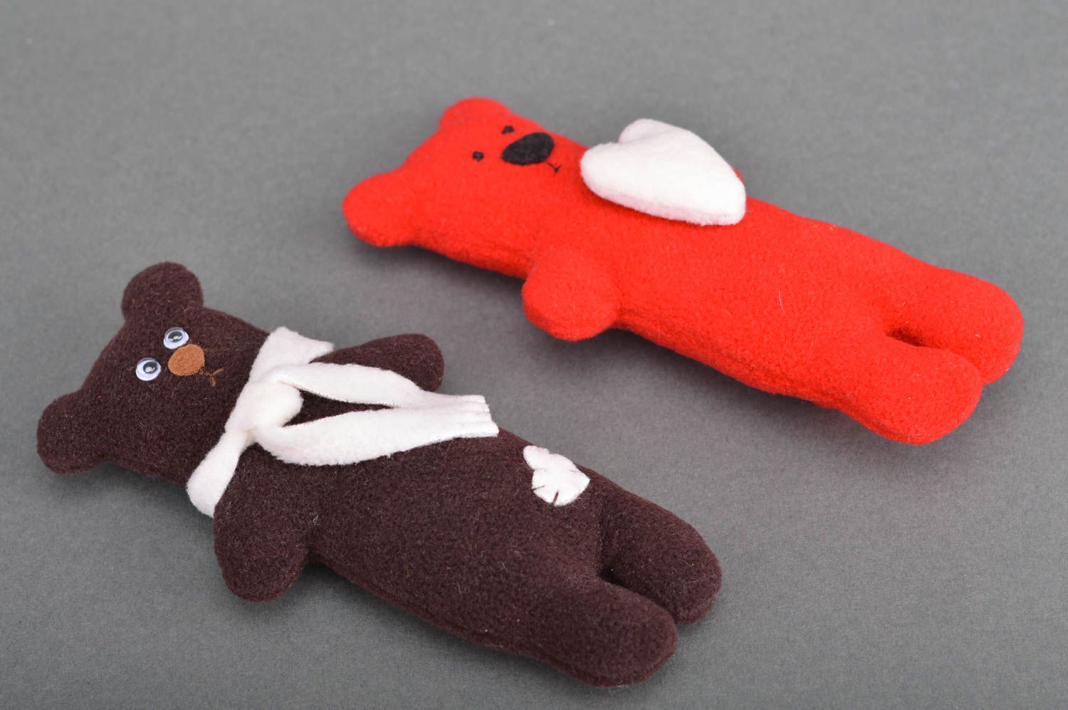 Handmade Stoff Kuscheltiere kreative Spielzeuge Geschenke aus Filz  Bären foto 2