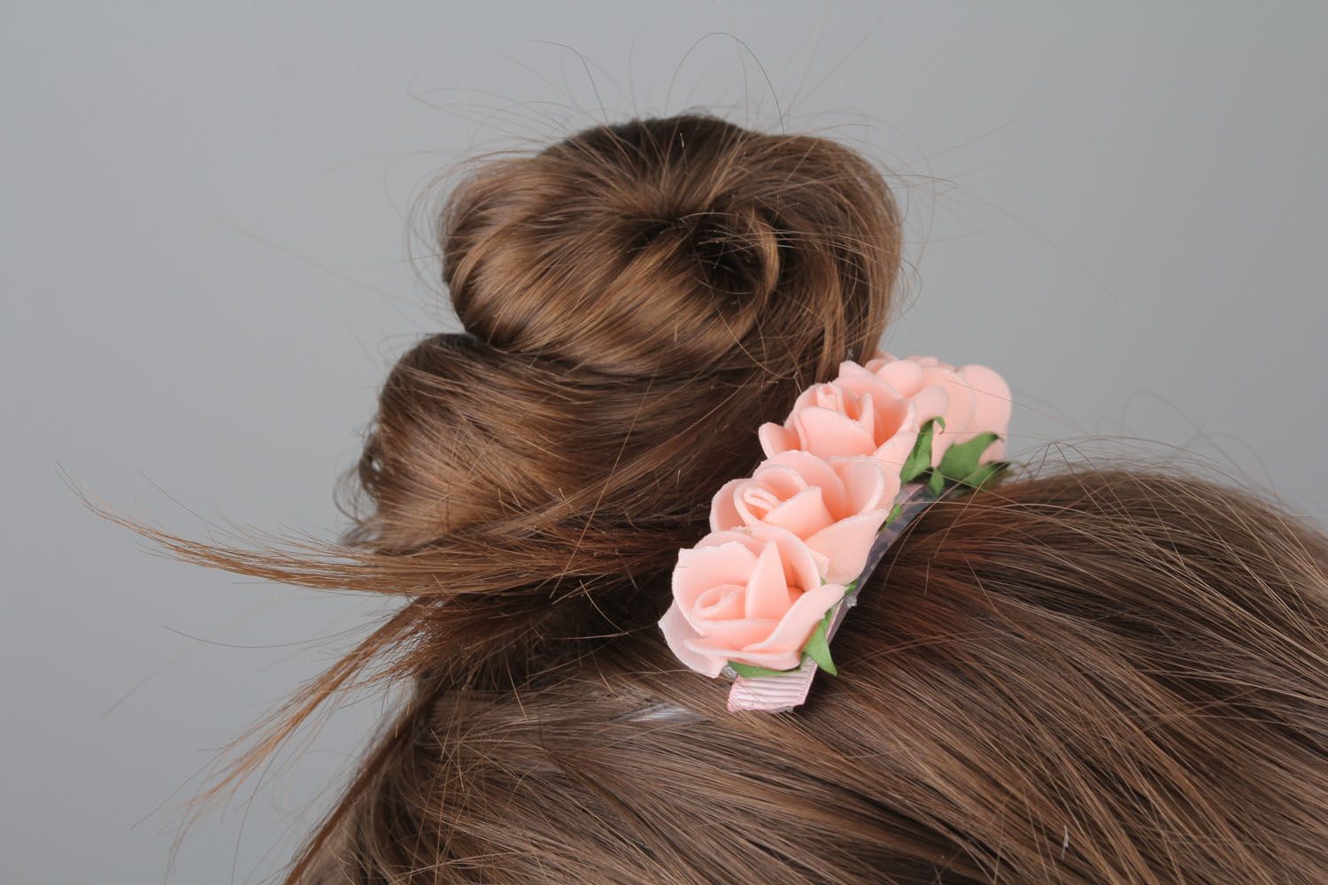 Haarspangen mit Blumen foto 1