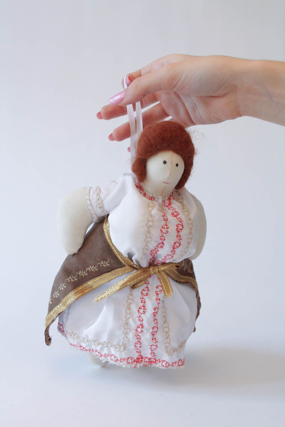 Мягкая текстильная кукла Украинка фото 1