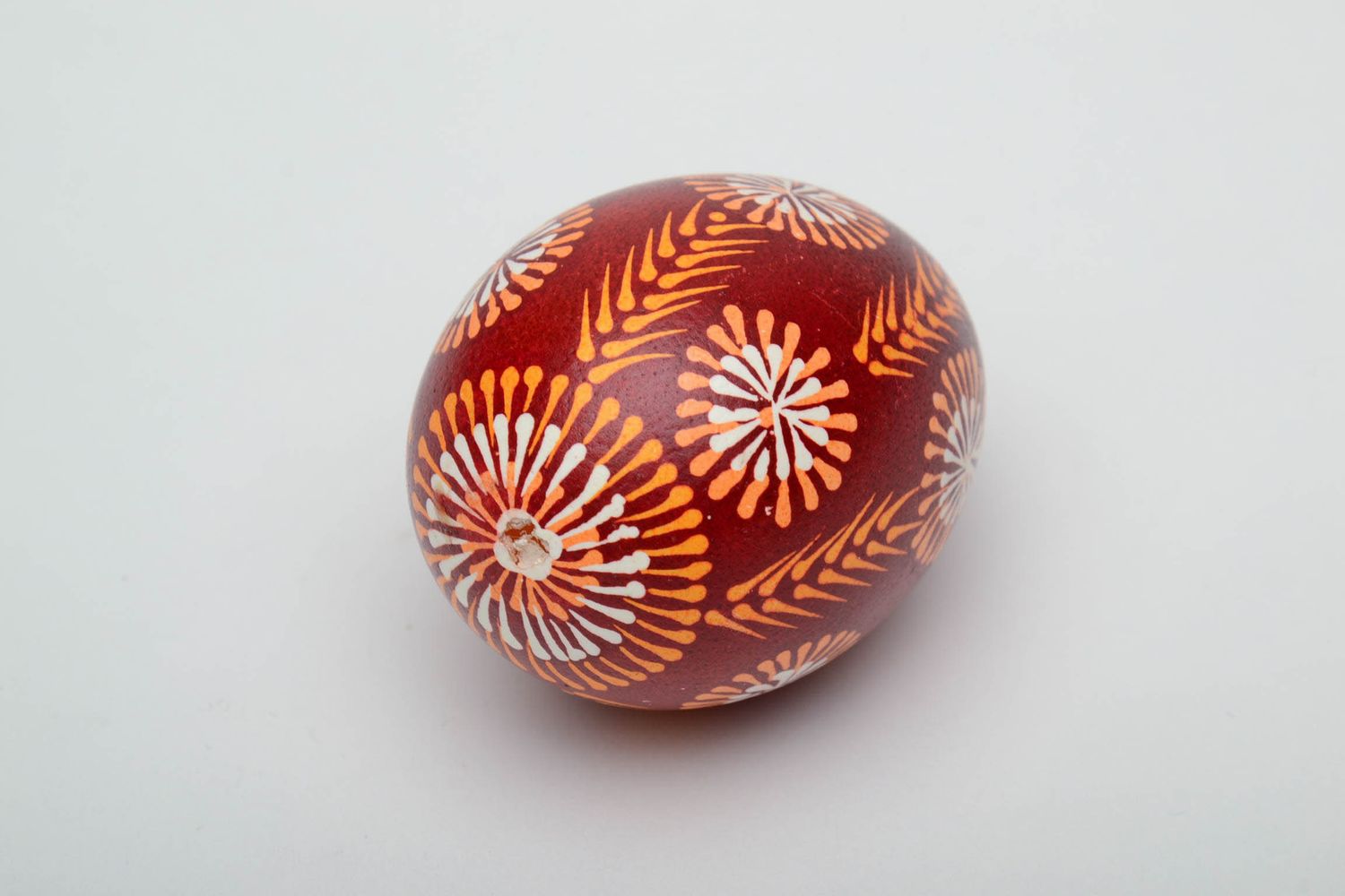 Handmade decorative egg in Lemkiv style photo 4