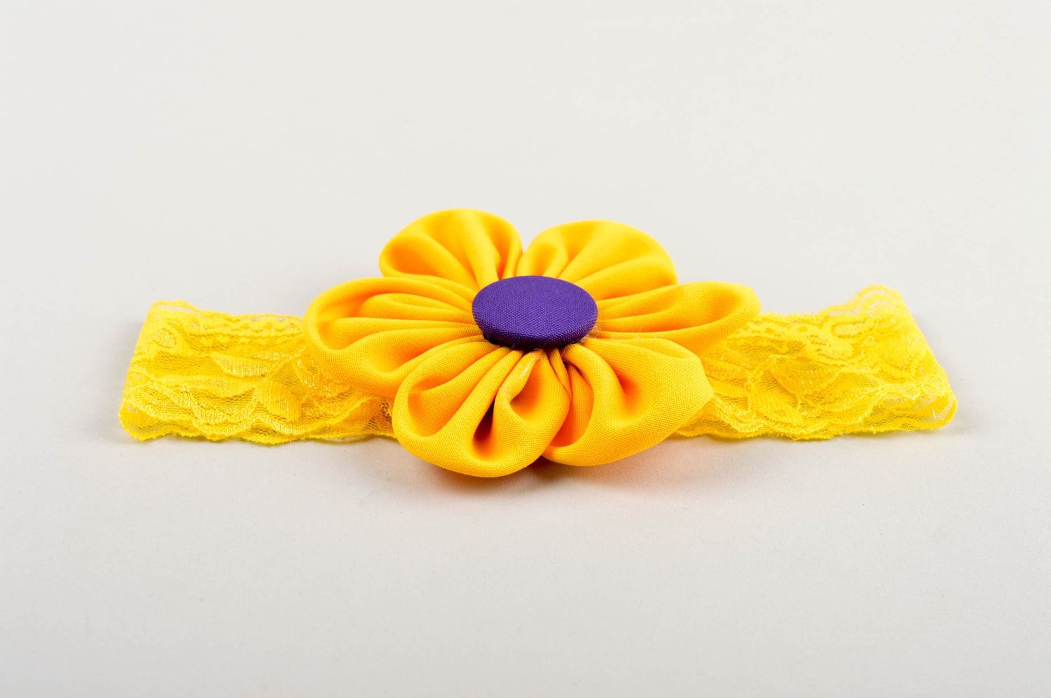 Stylish handmade flower headband designer hair accessories for girls gift ideas photo 3
