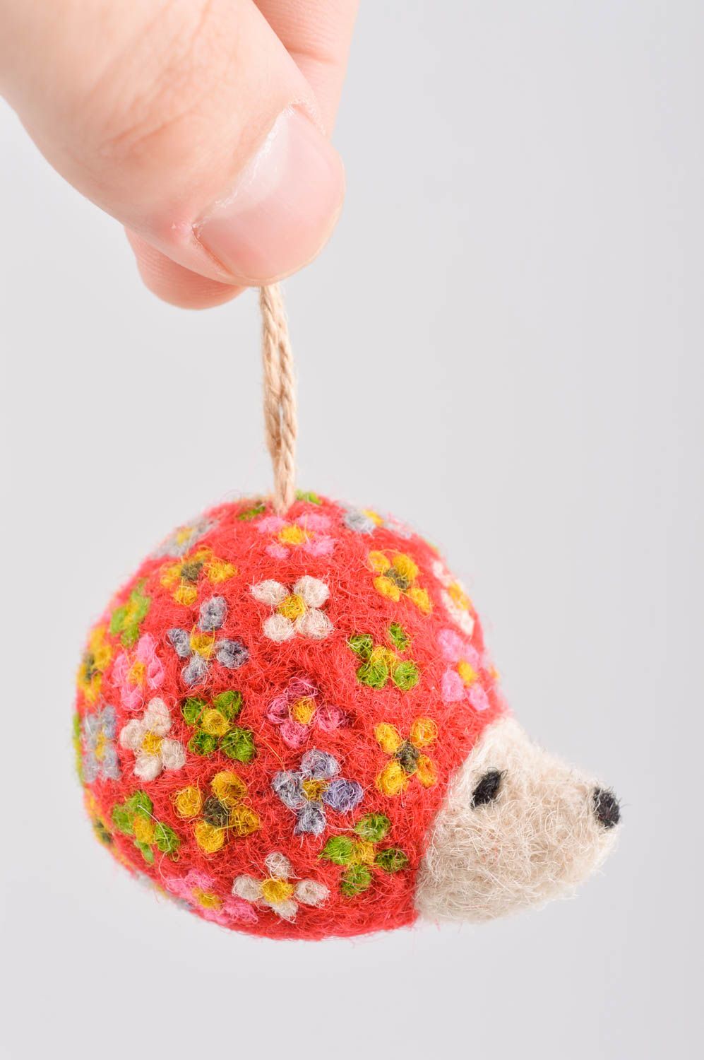 Beautiful handmade wool toy decorative wall hanging needle felting gifts for kid photo 5