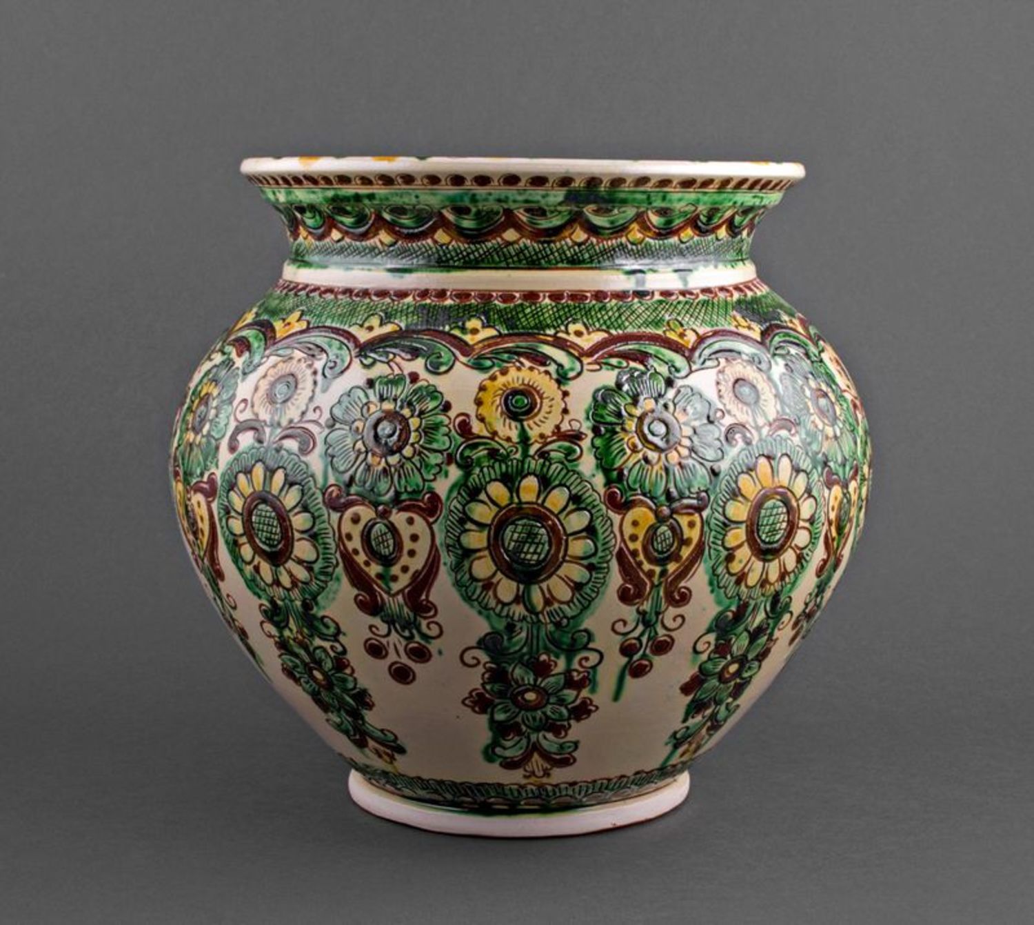 Bemalte Keramik Vase Haus Deko Geschenk für Frauen einzigartige Handarbeit foto 3