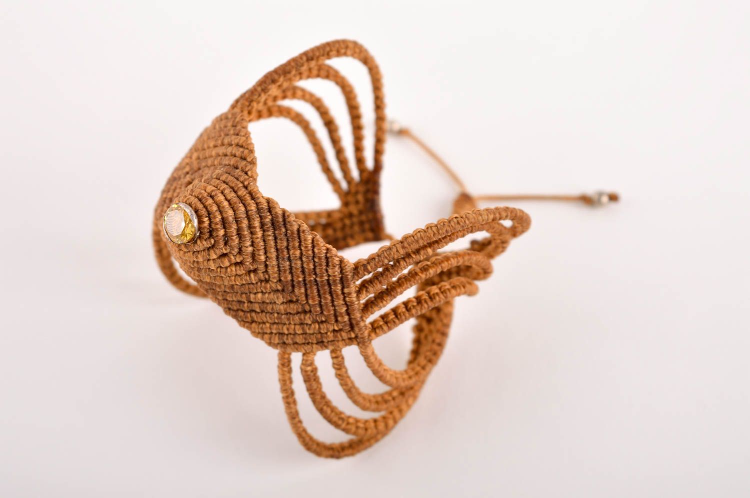 Unusual handmade woven bracelet textile bracelet designs fashion accessories photo 2