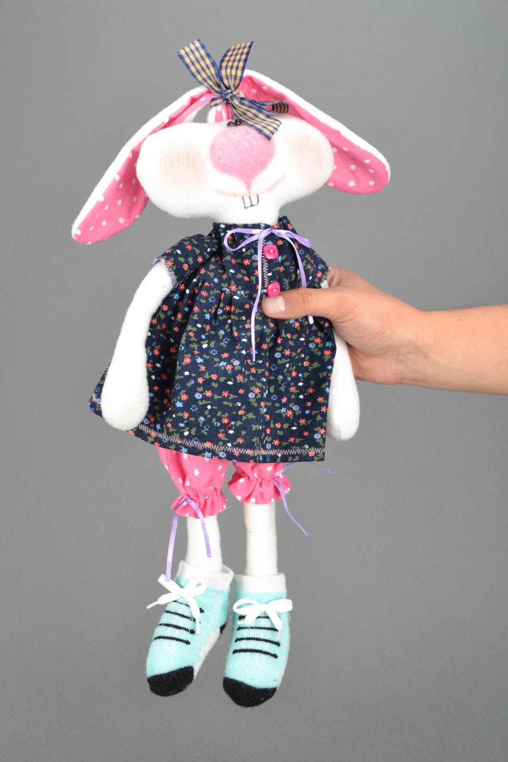 Soft fleece toy Funny Bunny photo 2