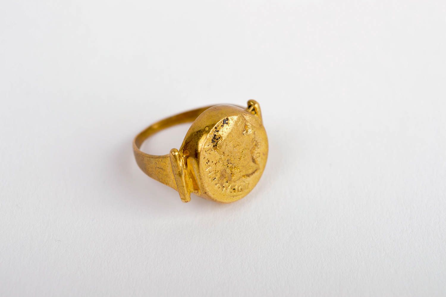 Beautiful handmade metal ring best ring design cool jewelry brass ring photo 2