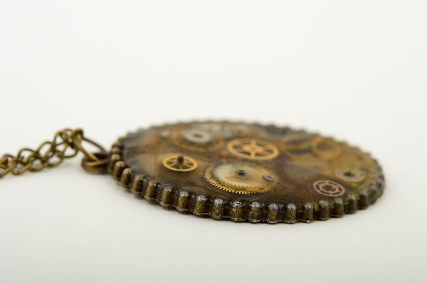 Unusual handmade metal pendant steampunk jewelry designs contemporary jewelry photo 4