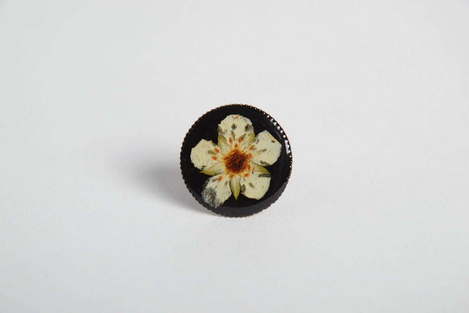 Handmade Ring Schmuck Designer Accessoire Ring für Damen Geschenk Idee foto 5