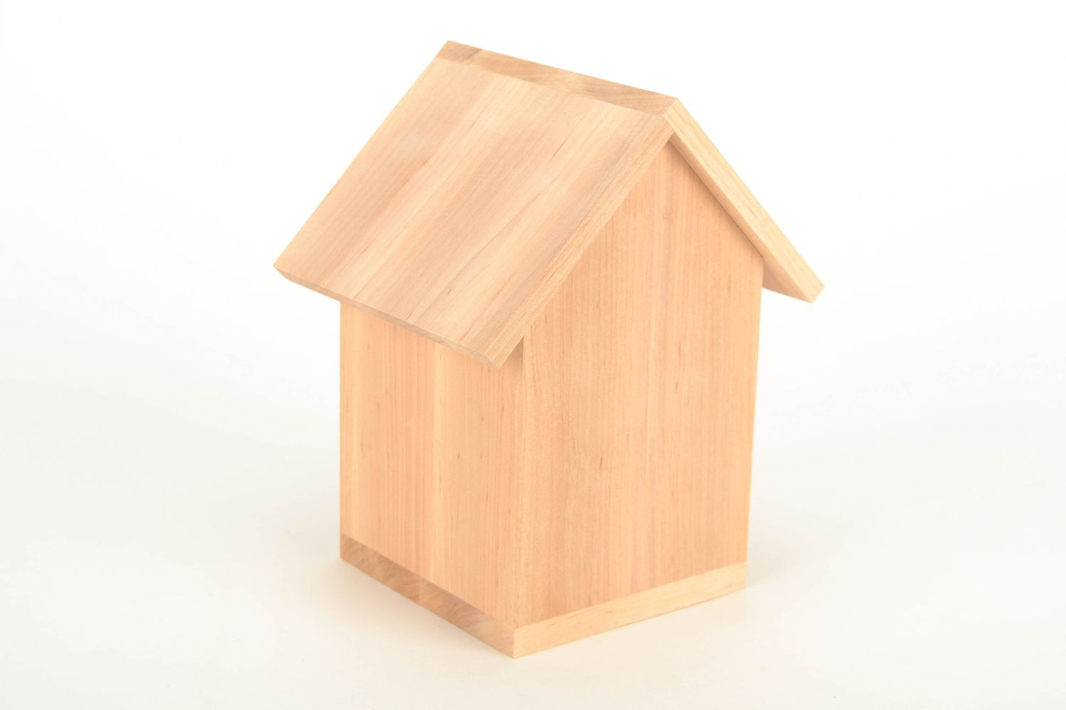 Teebeutel Haus aus Holz zum Bemalen foto 4