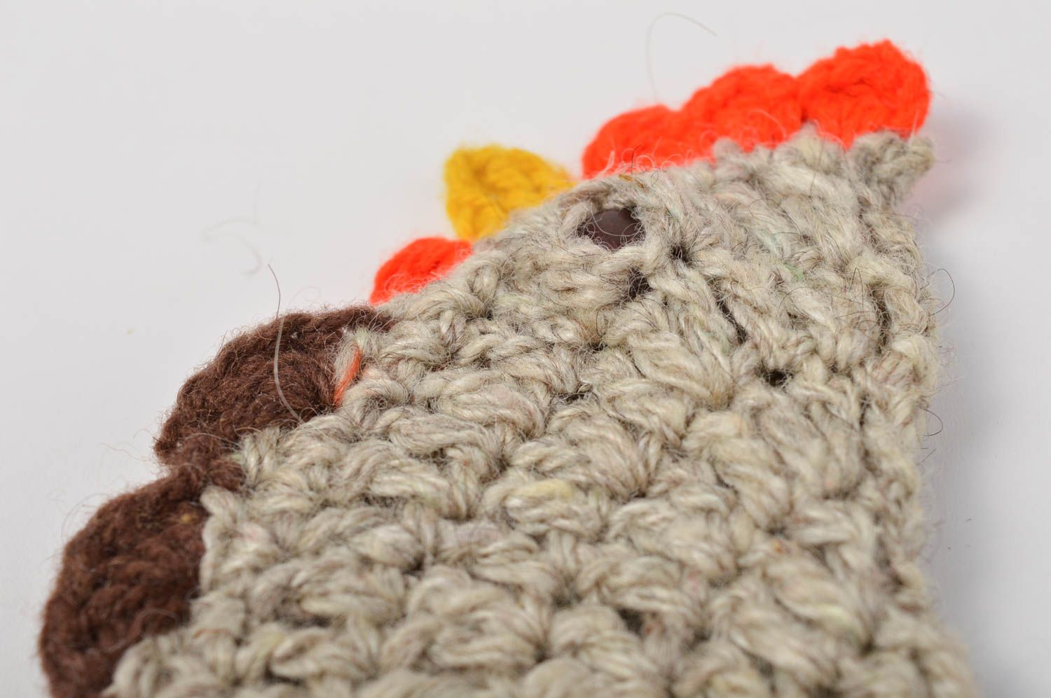 Agarradera al crochet hecha a mano accesorios de cocina textil para el hogar foto 3