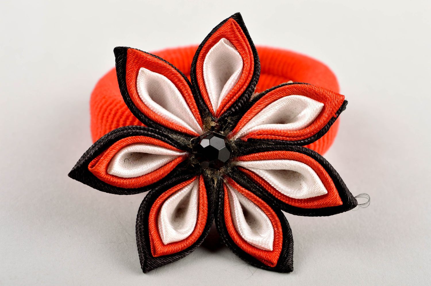 Stylish handmade flower scrunchie stylish flower scrunchie hair tie gift ideas photo 3