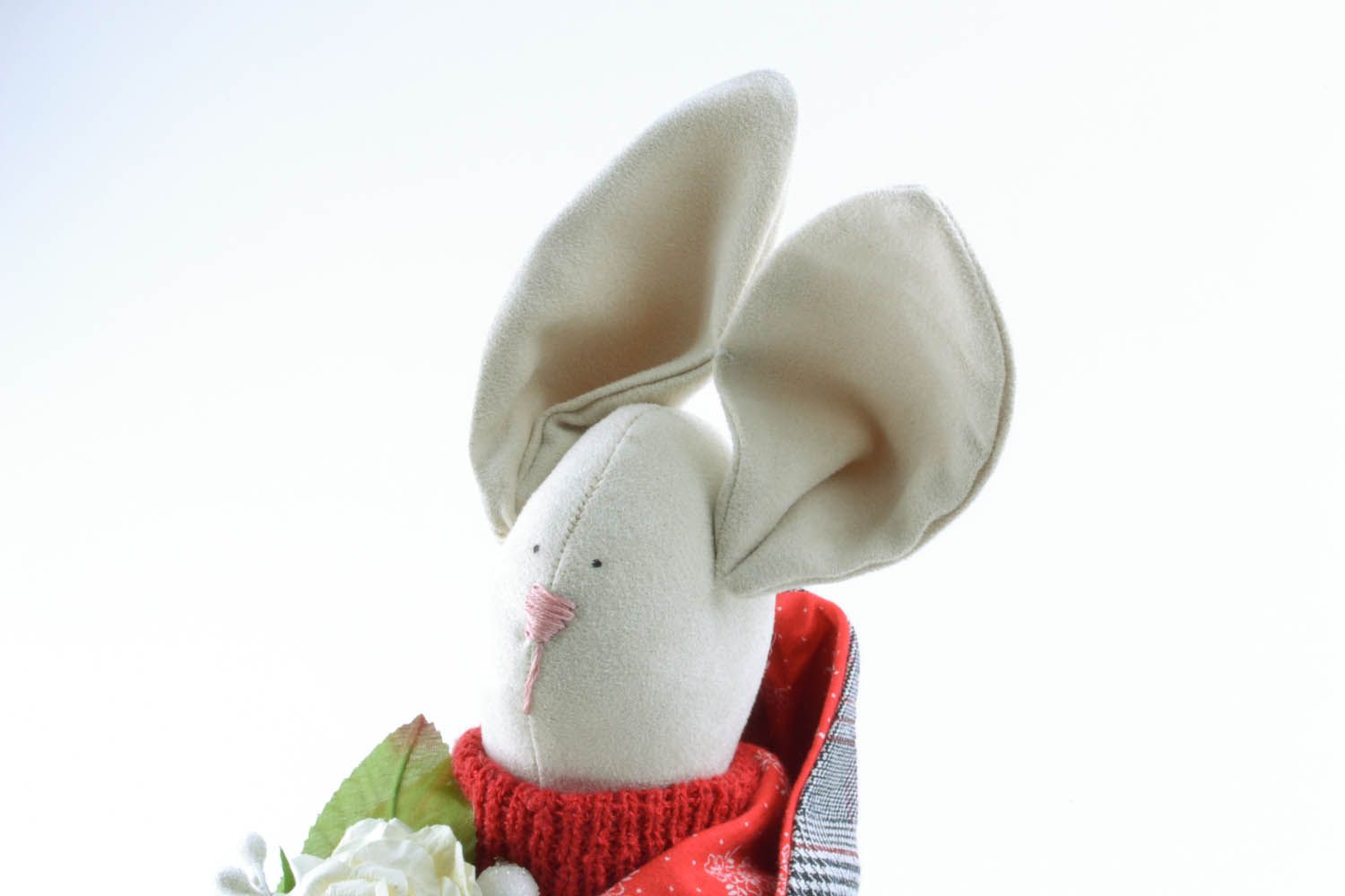 Stofftier Hase handmade foto 2