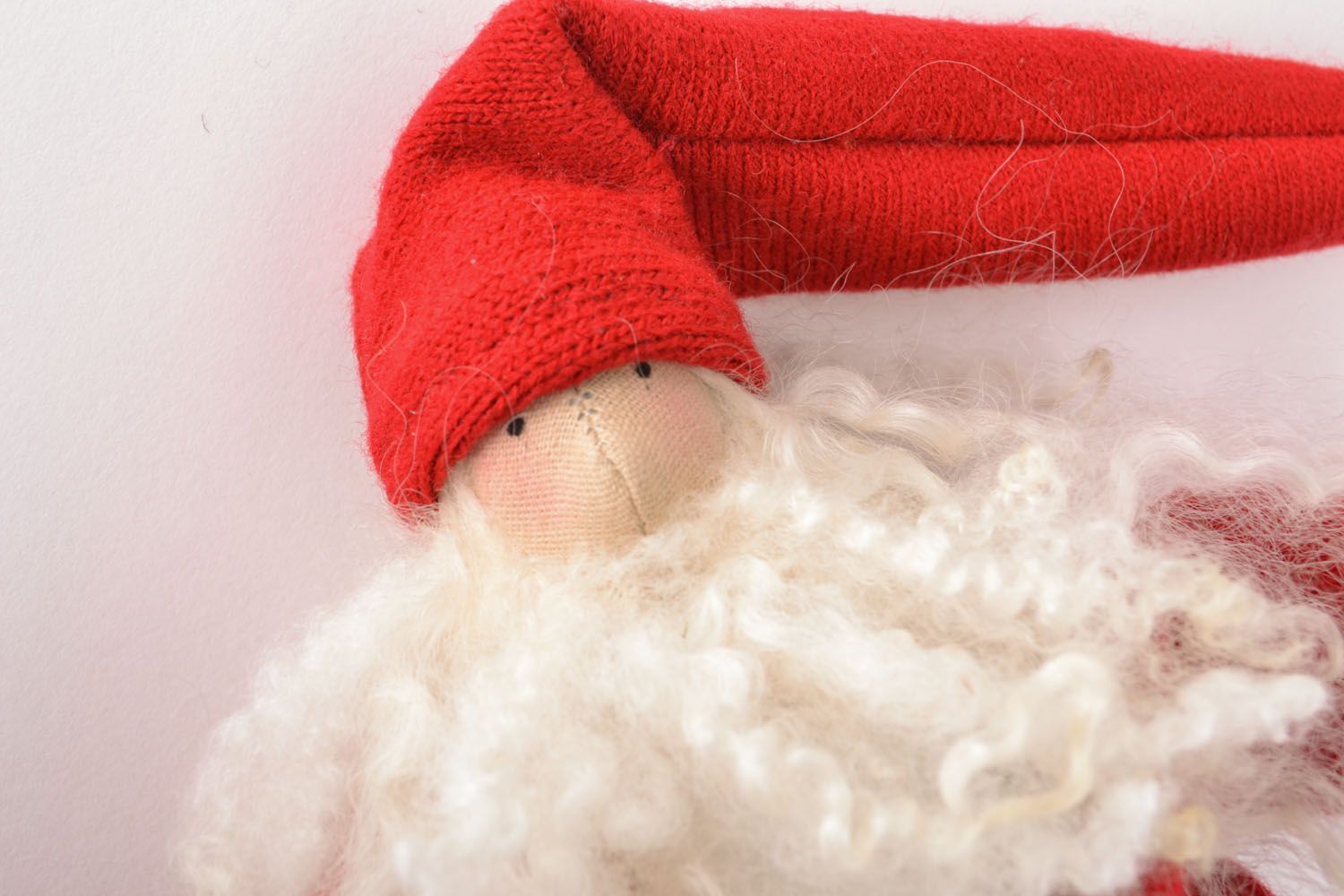 Textil Puppe Weihnachtsmann foto 3