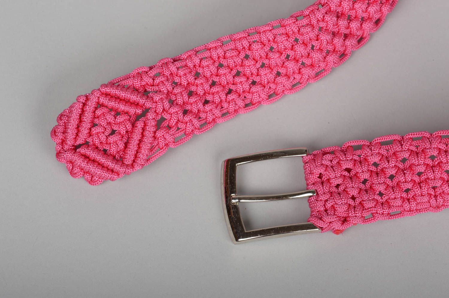 Handmade belt designer belt for women unusual accessory macrame belt gift ideas photo 3