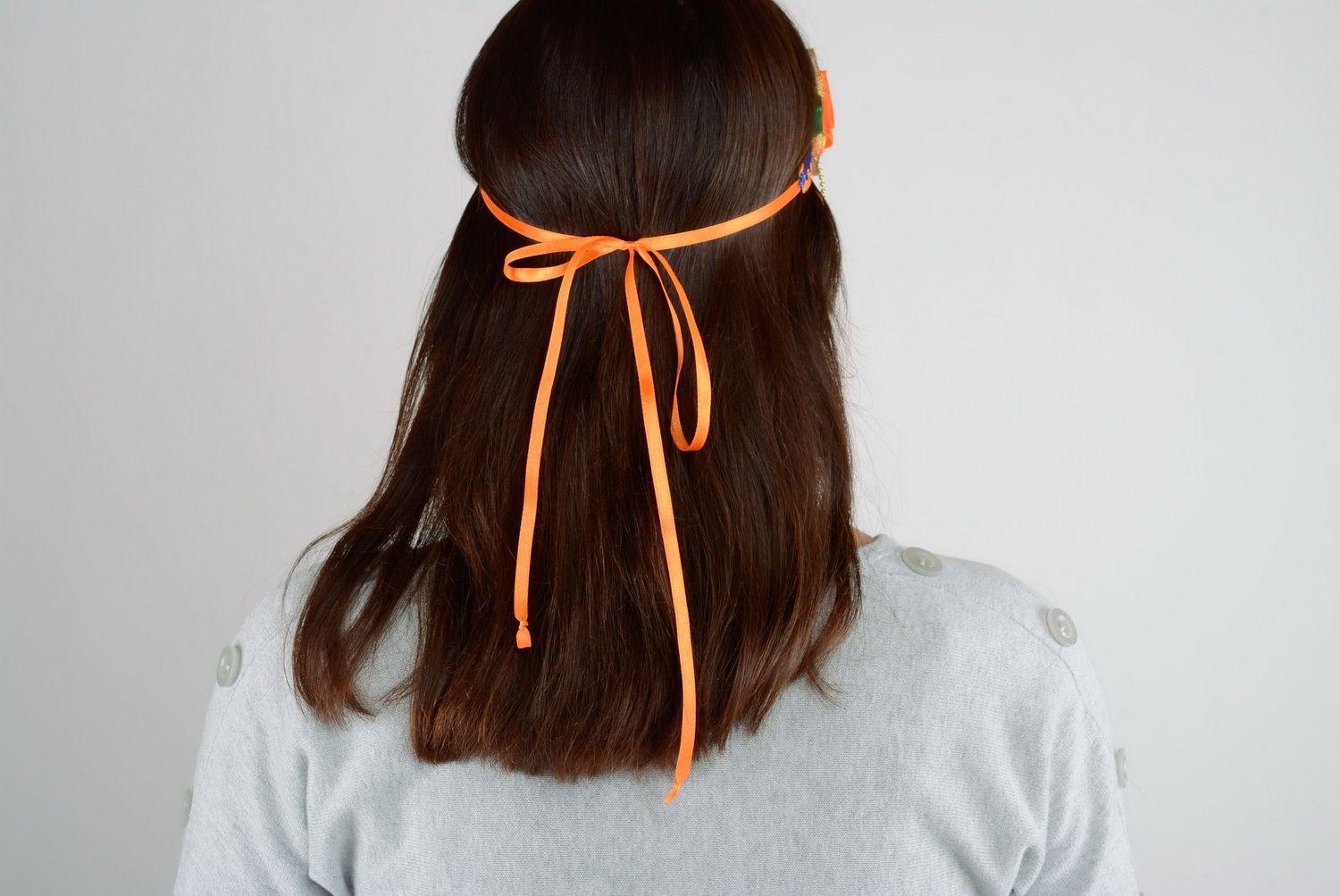 Haarband mit Blume foto 2