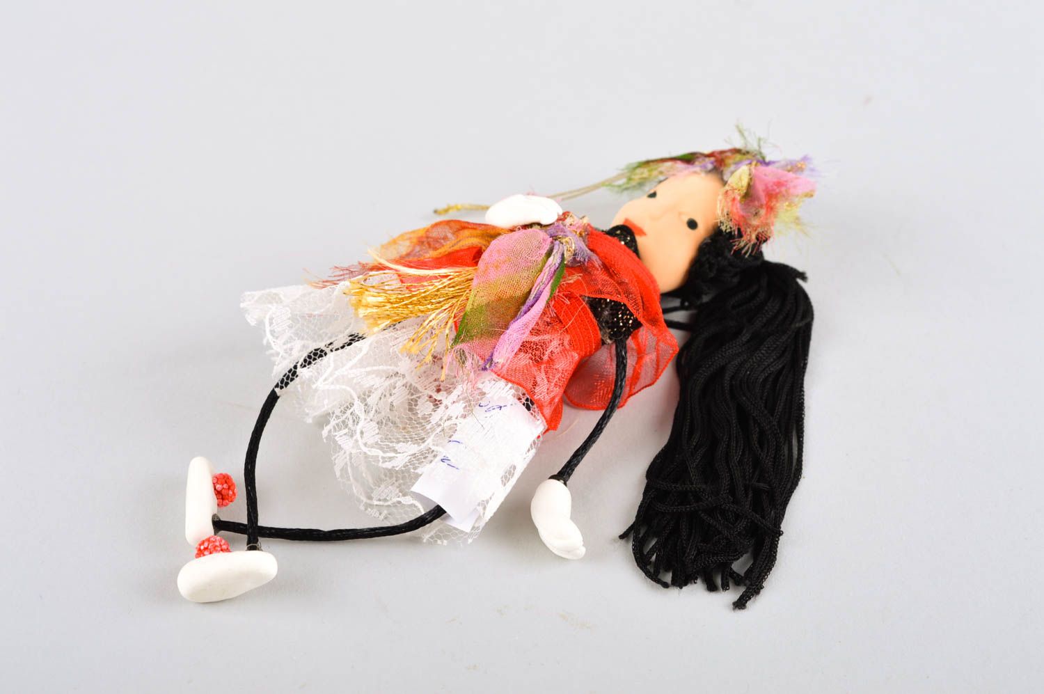 Авторская кукла ручной работы коллекционная кукла в платье кукла для интерьера фото 4