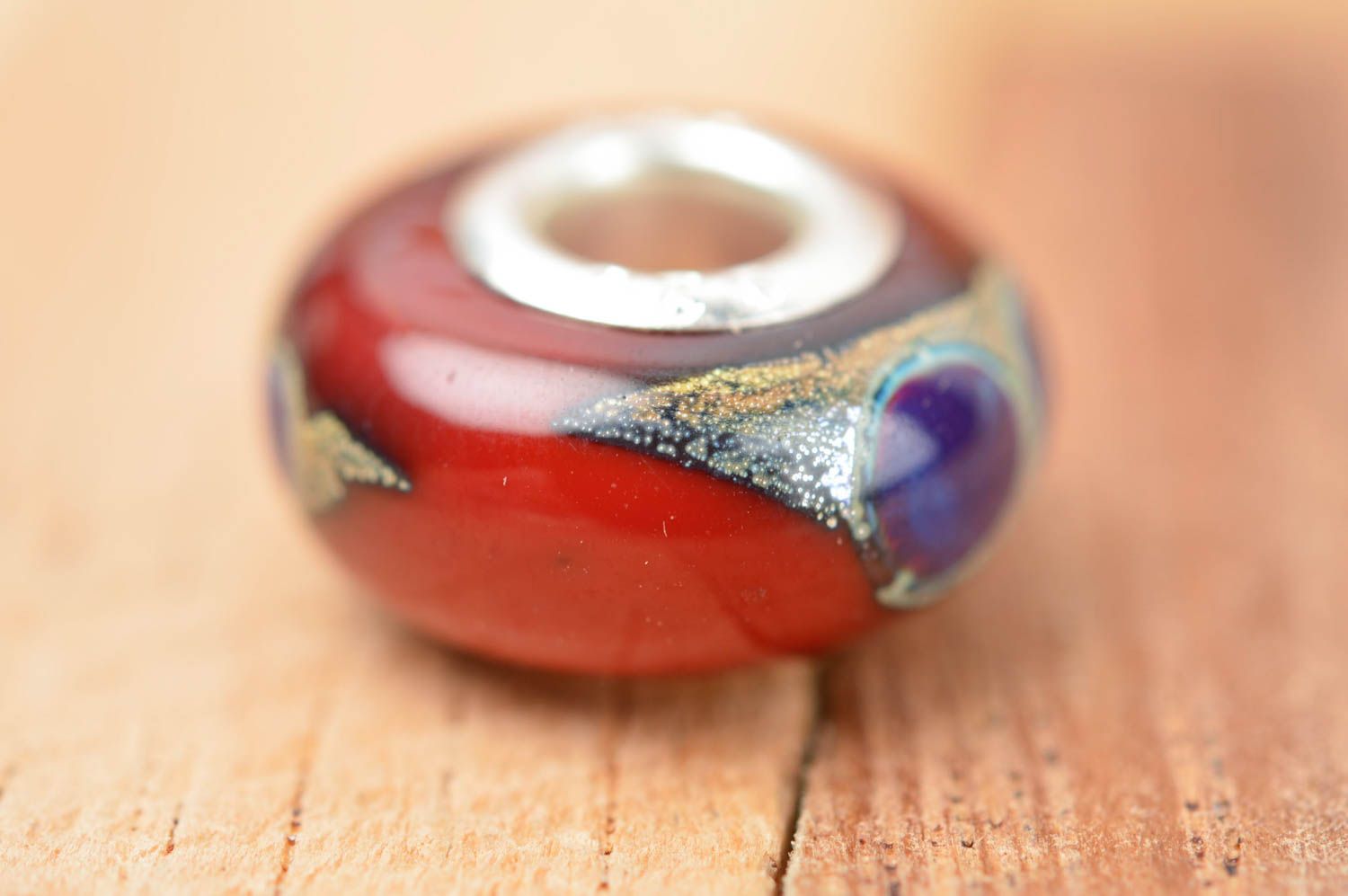 Perle en verre fait main Fourniture pour bijoux Loisirs créatifs chalumeau belle photo 2