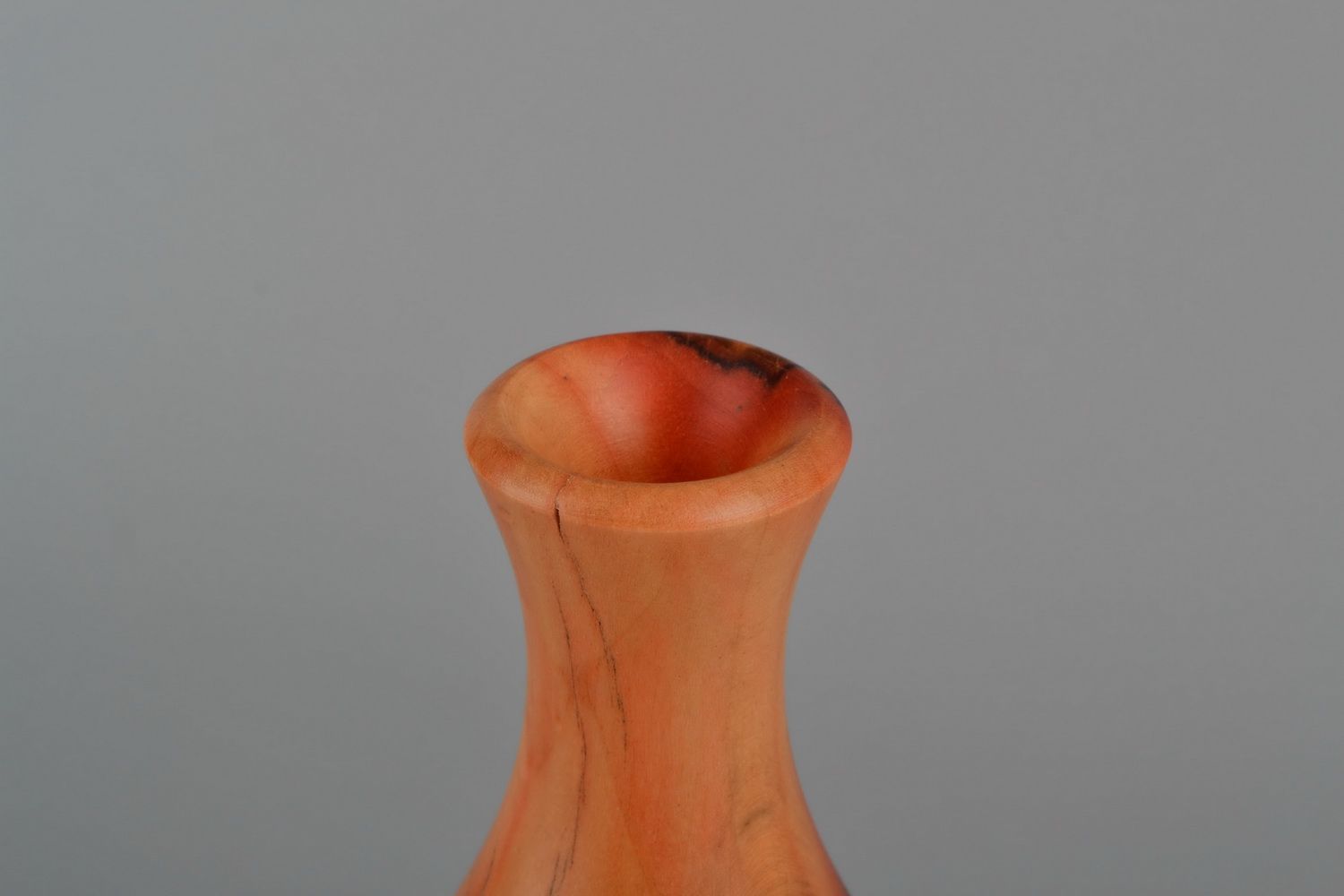 Vaso decorativo de madeira de bordo branco foto 4