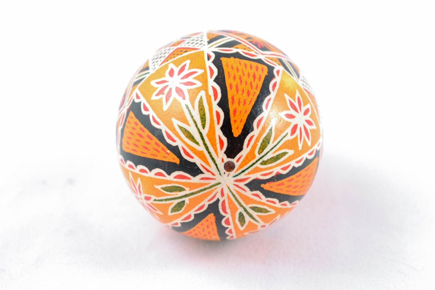 Beautiful painted Easter egg in ethnic style photo 4