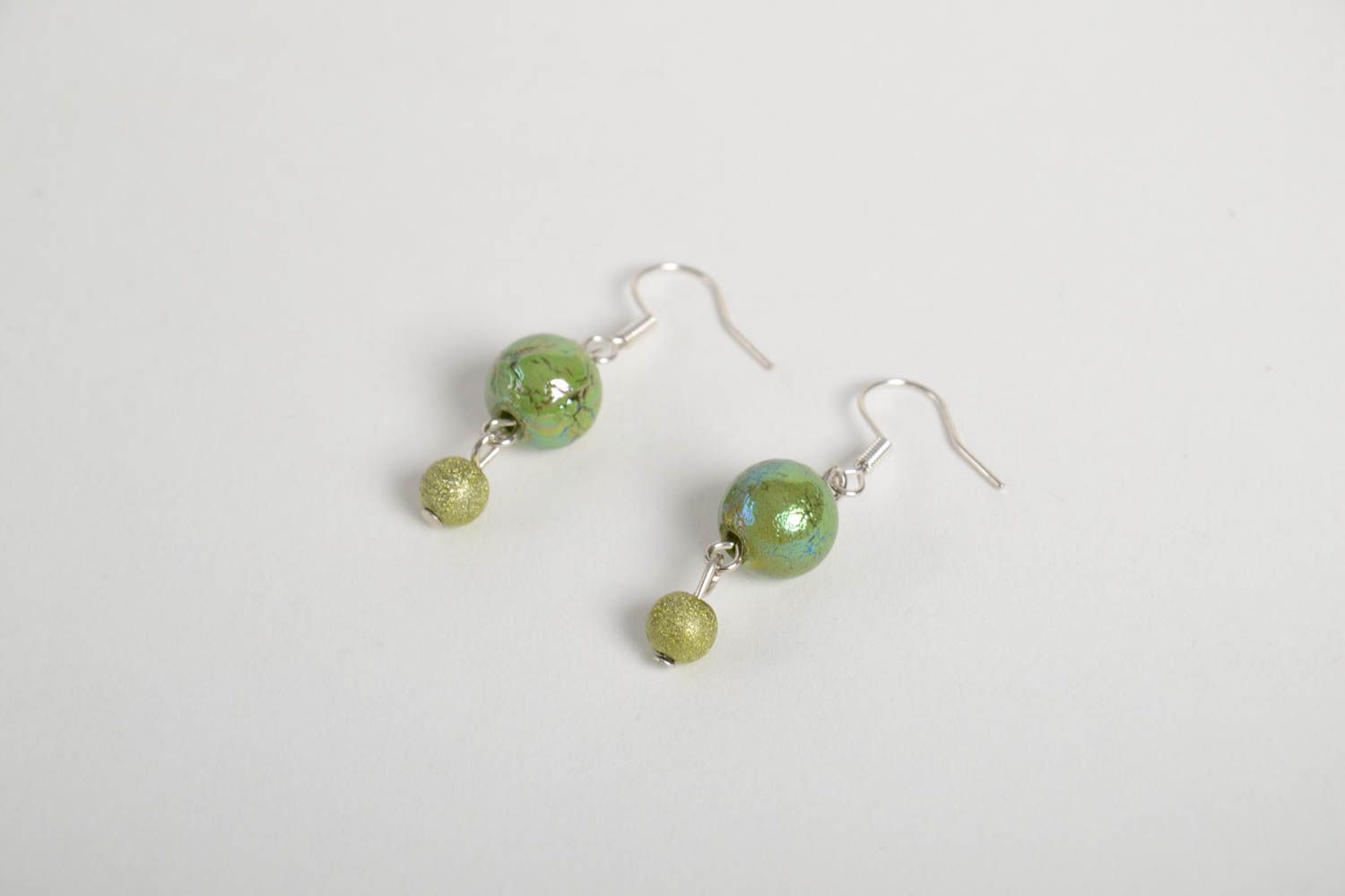 Handmade designer earrings tender feminine jewelry cute accessory for gift photo 5