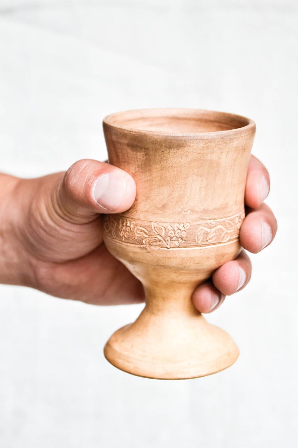 Copa de vino hecha a mano de diseño regalo original utensilio de cocina foto 2