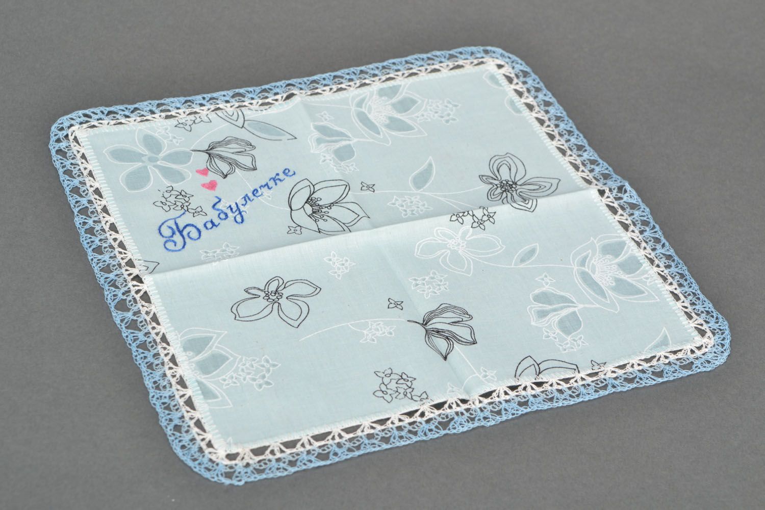 Handkerchief with embroidery photo 2