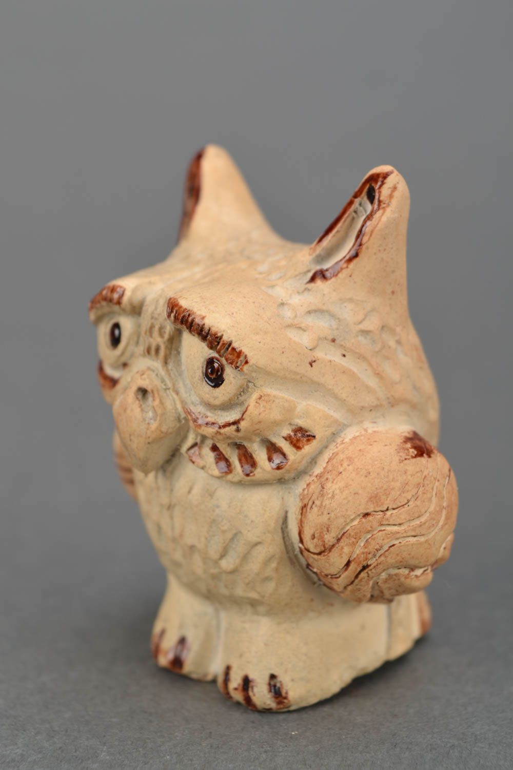 Figura de cerámica Lechuza foto 1