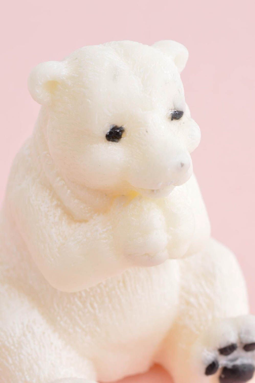 Schönes Eisbär handgemachte Seife Natur Kosmetik Baden Zubehör Deko Seife foto 5