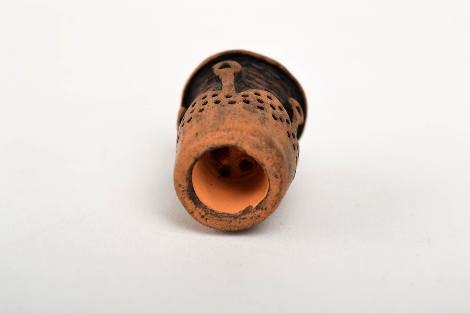 Аксессуар для курения ручной рабты изделие из глины курительная принадлежность фото 4