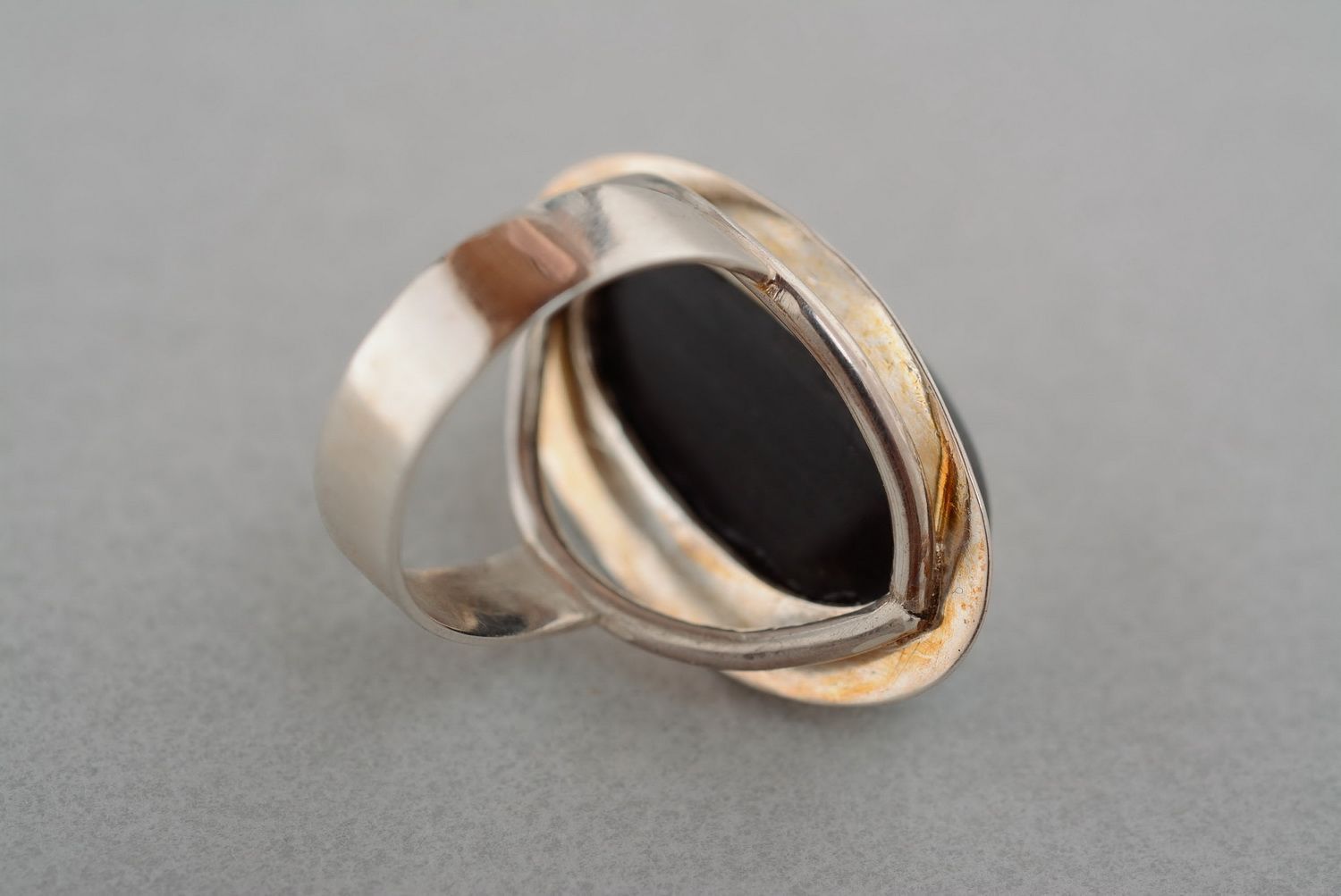 Ring with natural horn photo 5