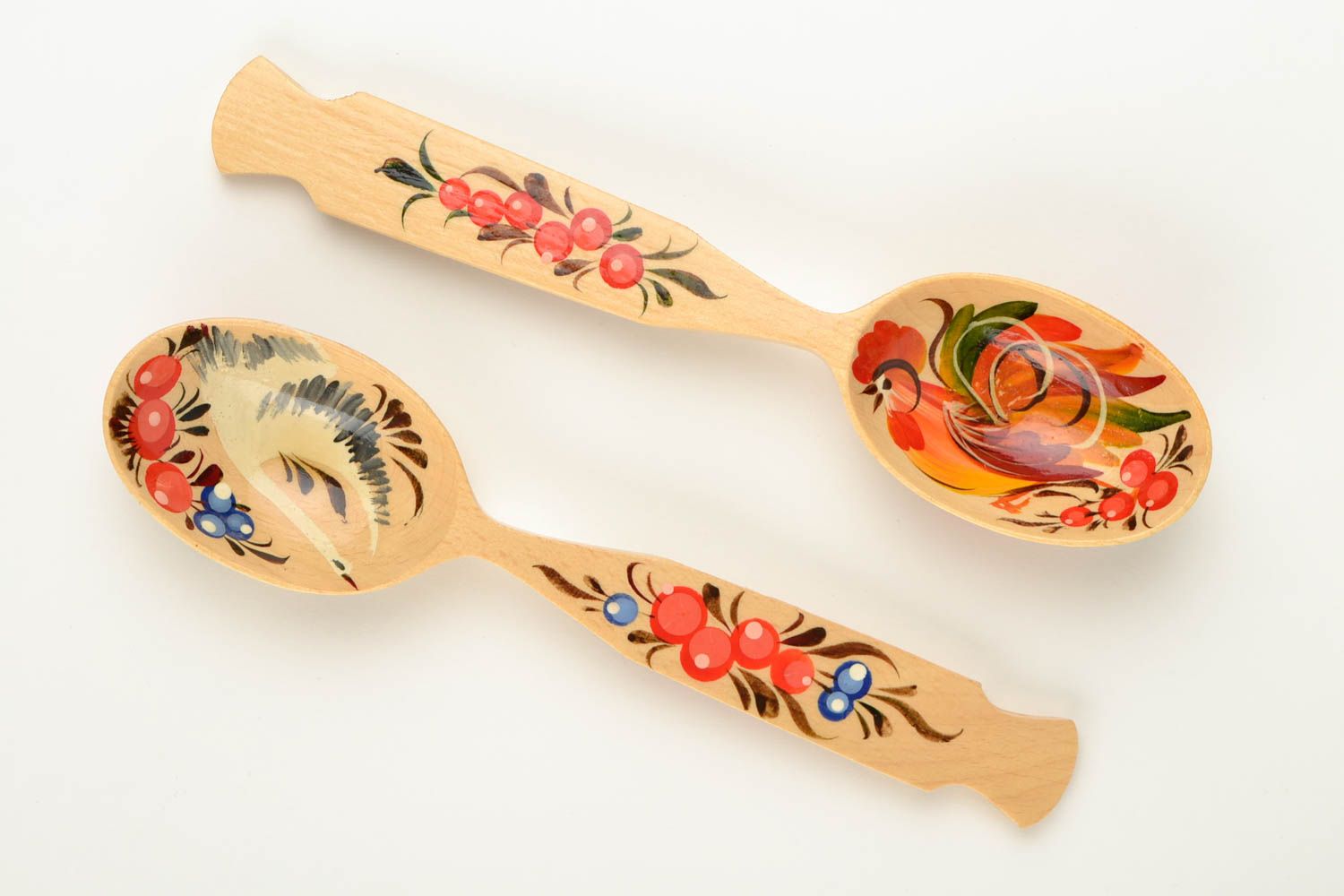 Wooden handmade ware designer beautiful spoon unusual decorative kitchenware photo 2