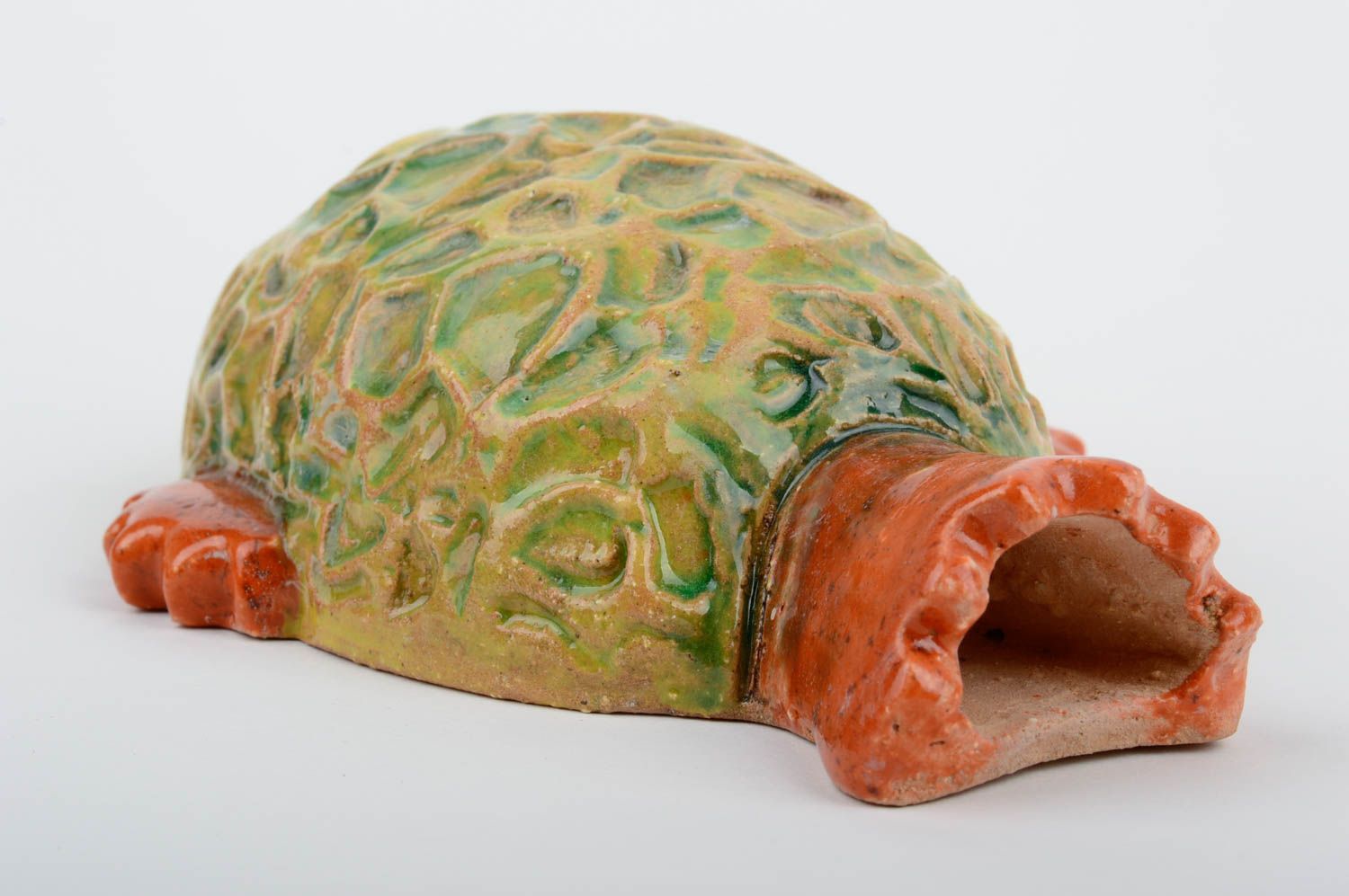 Kleines Keramik Wandbild handmade Fisch aus Ton origineller Deko Anhänger foto 5
