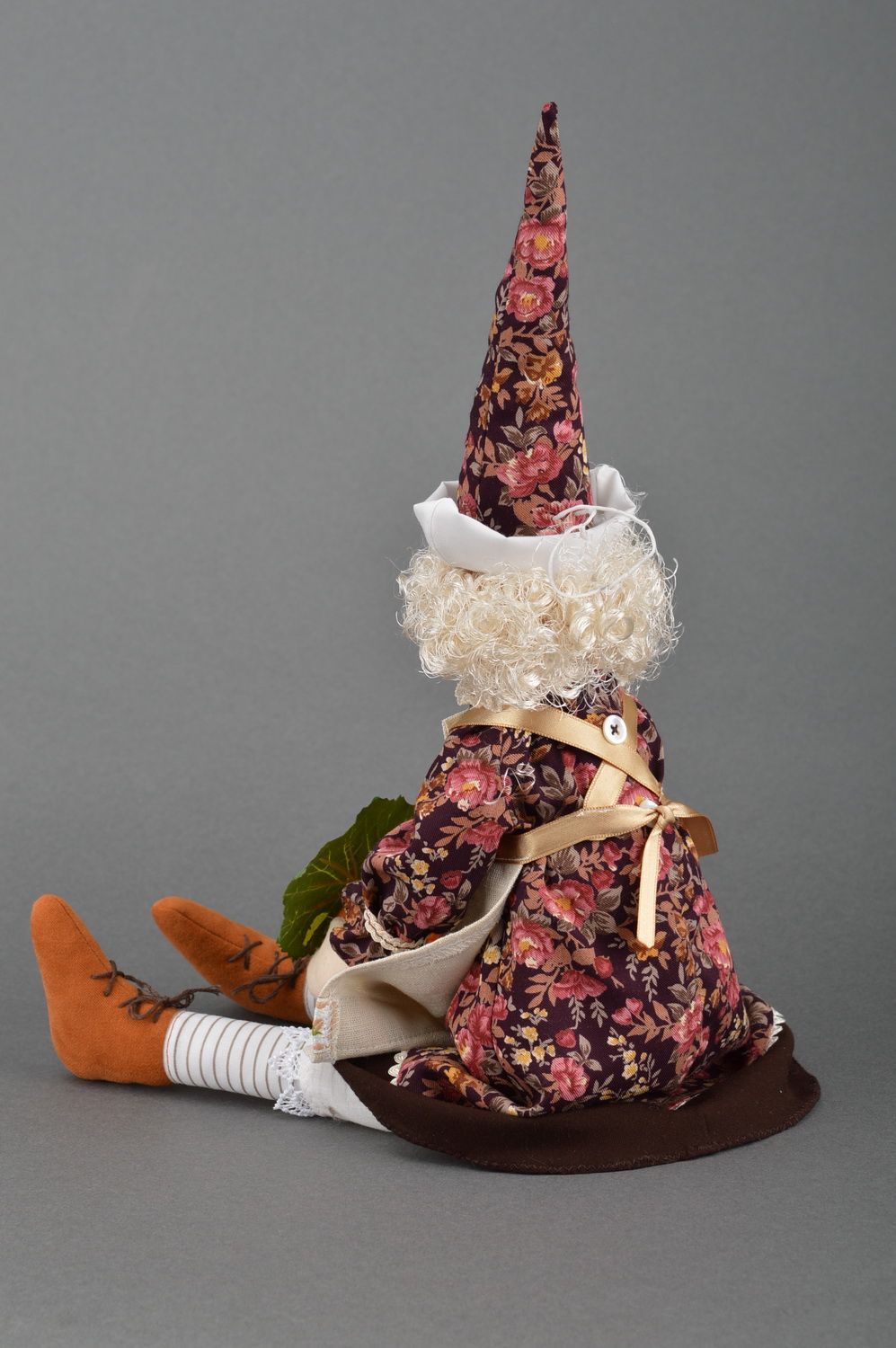 Handgemachte künstlerische Puppe aus Stoff originell schön für Haus Hausgeist foto 5