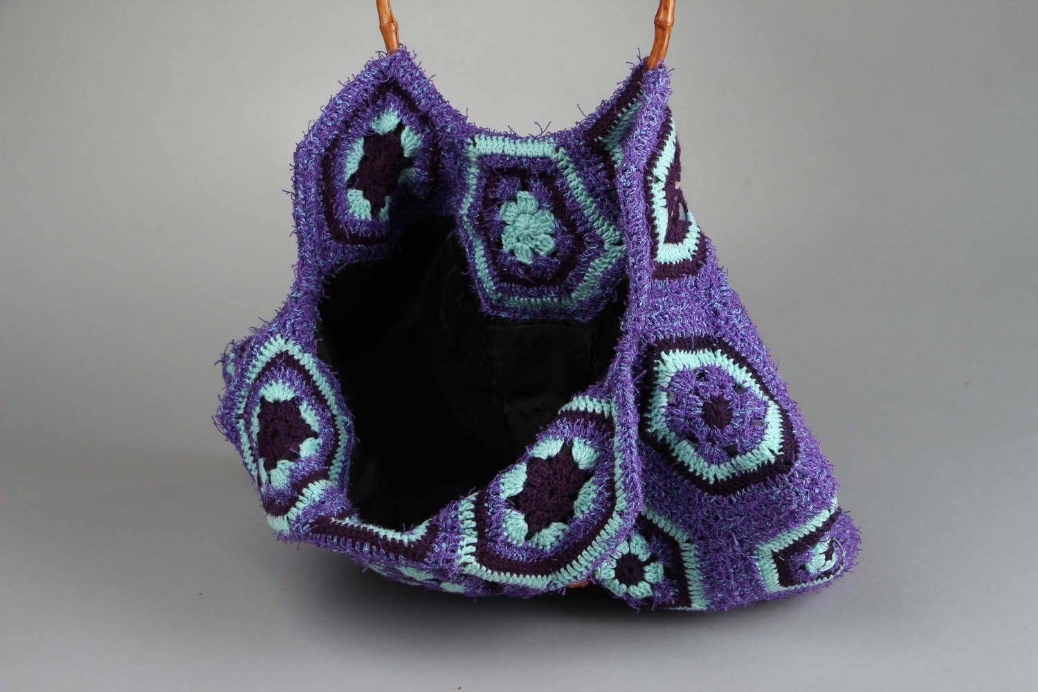 Bolsa crochet de algodón foto 4