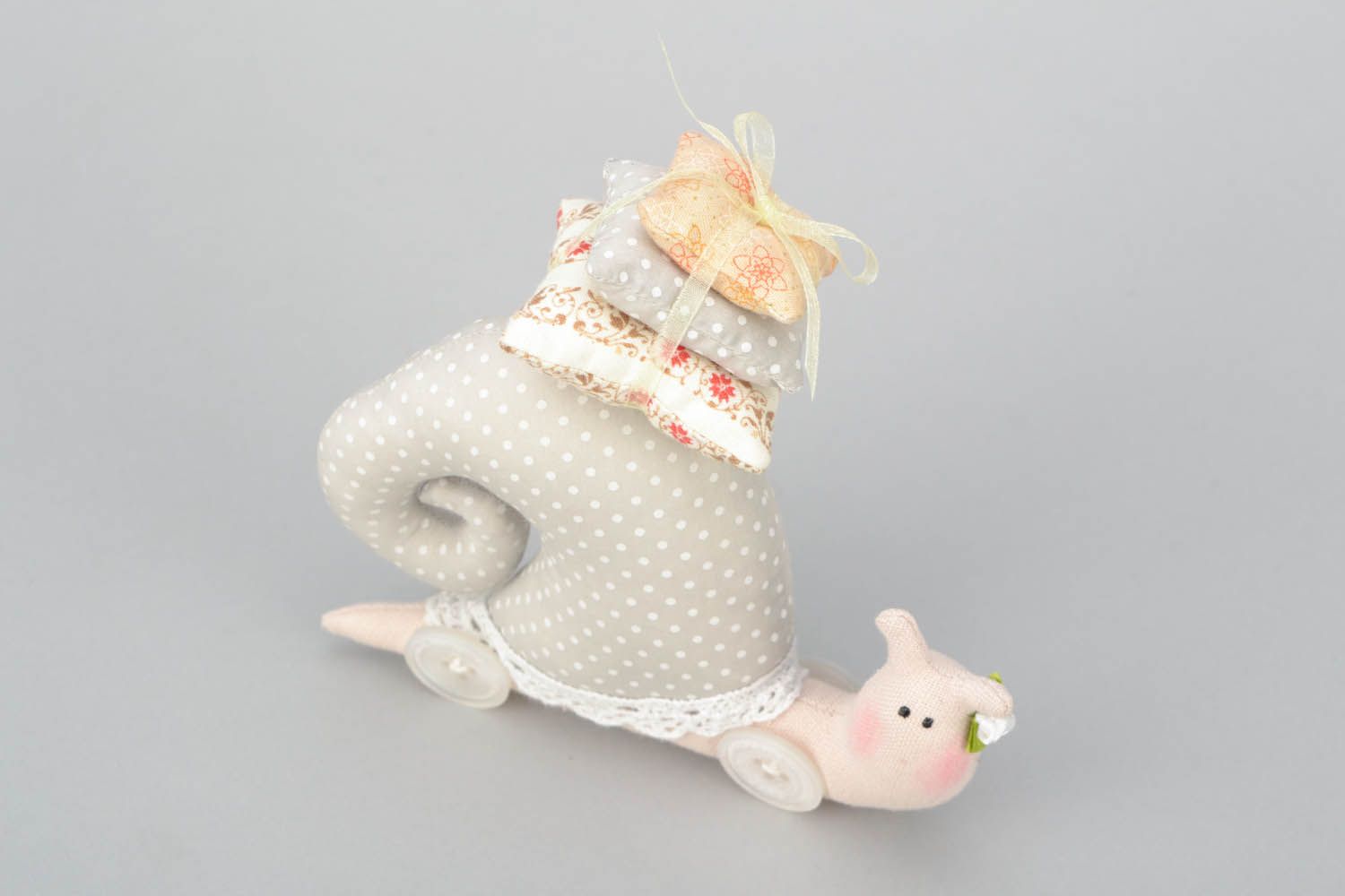 Handmade textile toy for interior photo 3