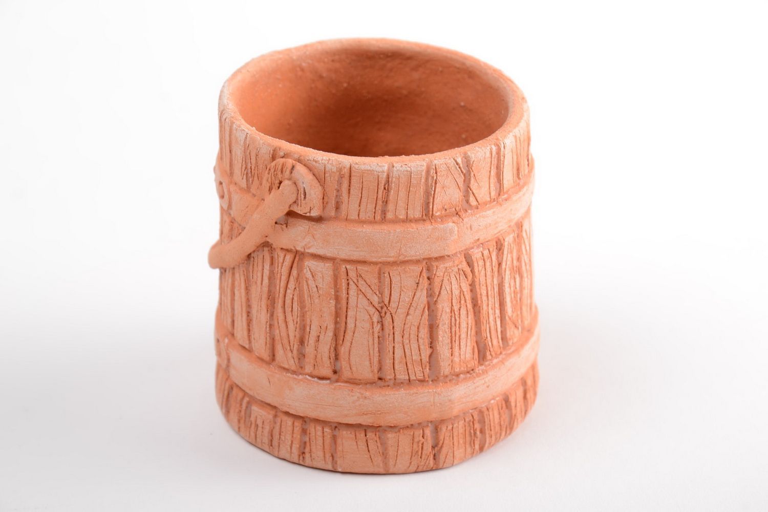 Handmade molded clay salt pot ceramic salt bowl ceramic tableware ideas photo 4