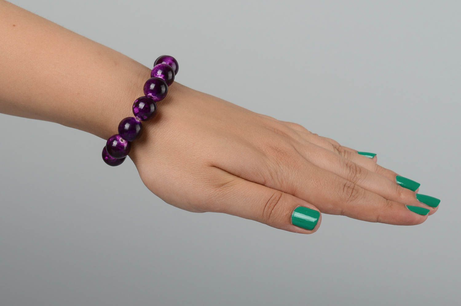 Plastic bracelet handmade beaded bracelet fashion jewelry designer bijouterie photo 6