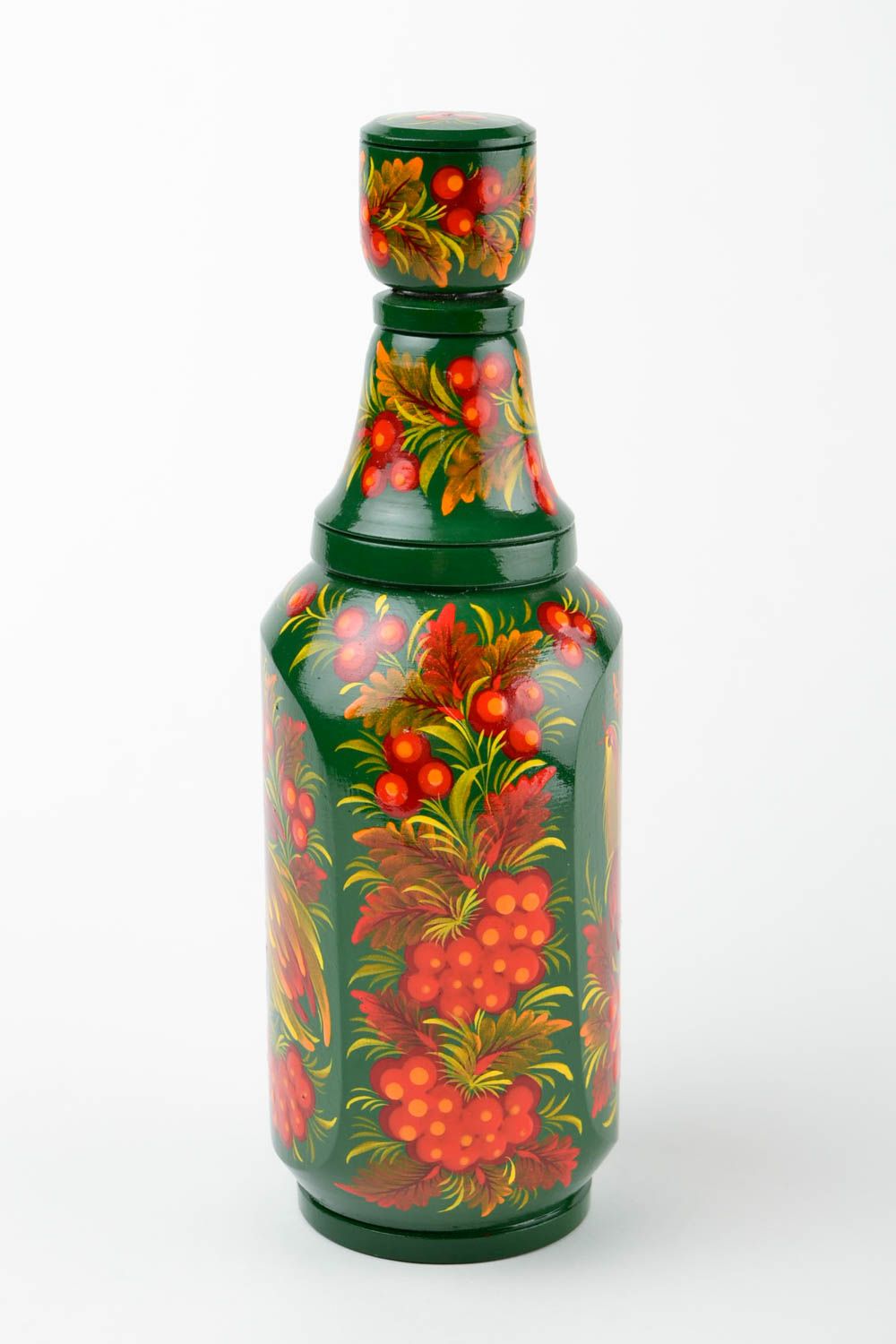Handmade decorative bottle stylish painted bottle ware in ethnic style photo 4