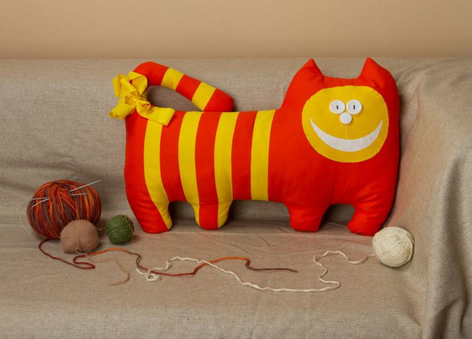 Pillow toy Orange Cat photo 1