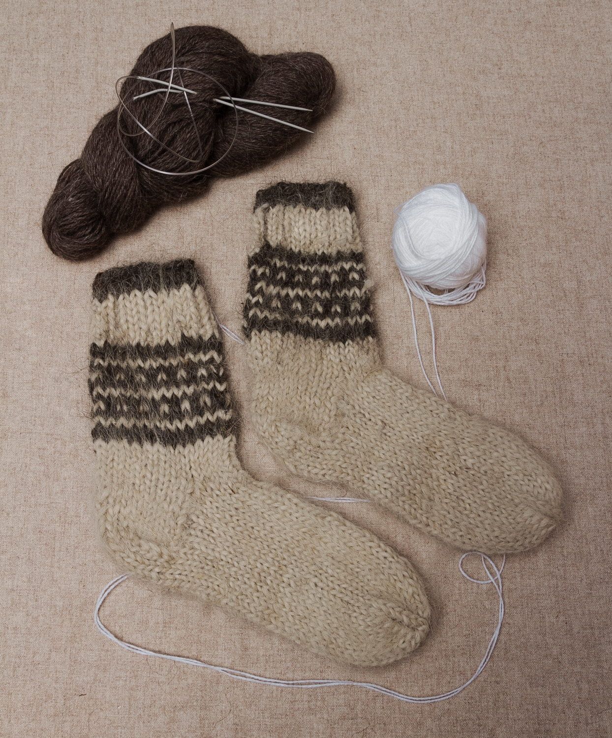 Chaussettes chaudes en laine photo 1