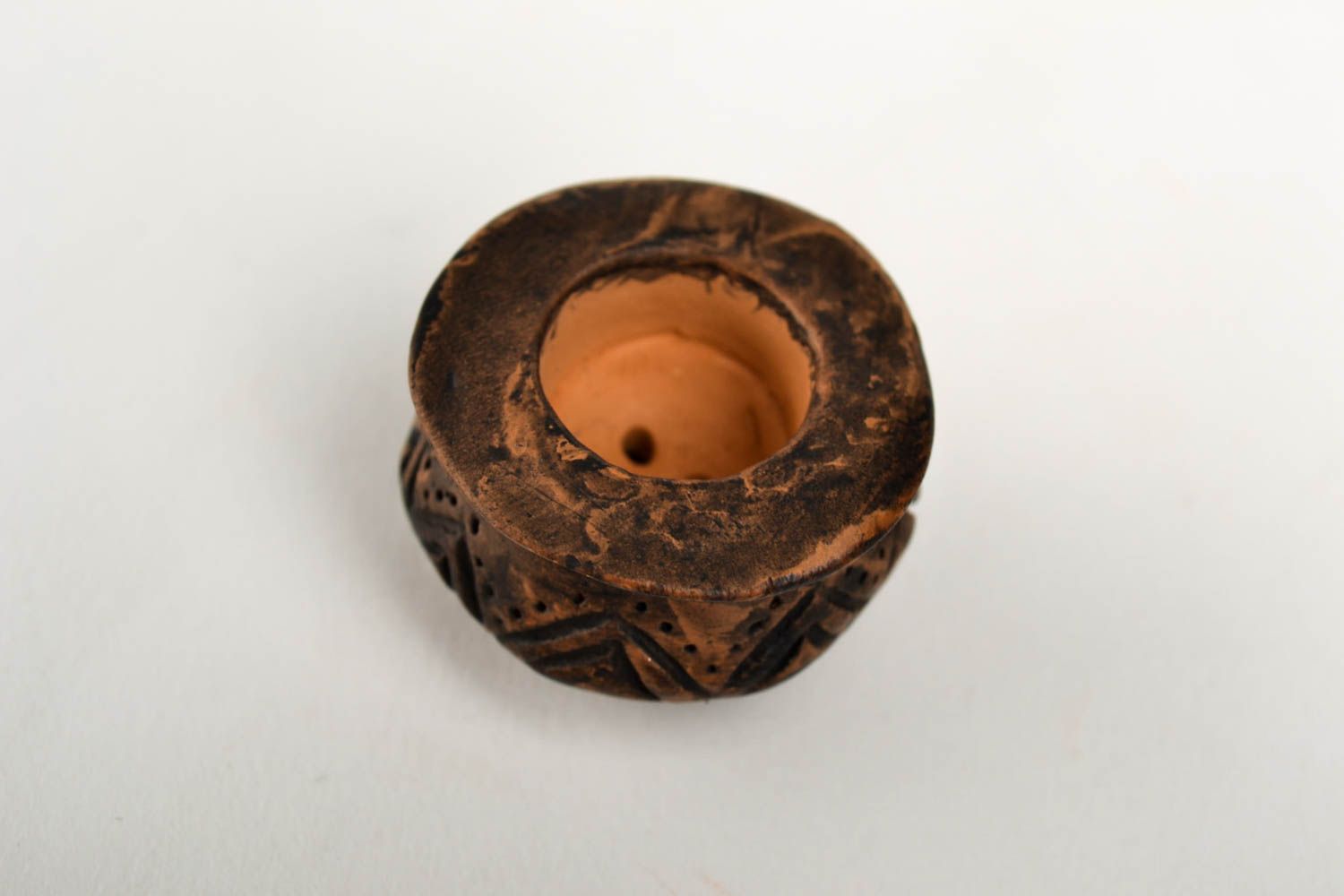 Keramik Handarbeit Shisha Tonkopf origineller Rauch Zubehör für Männer Geschenk foto 3
