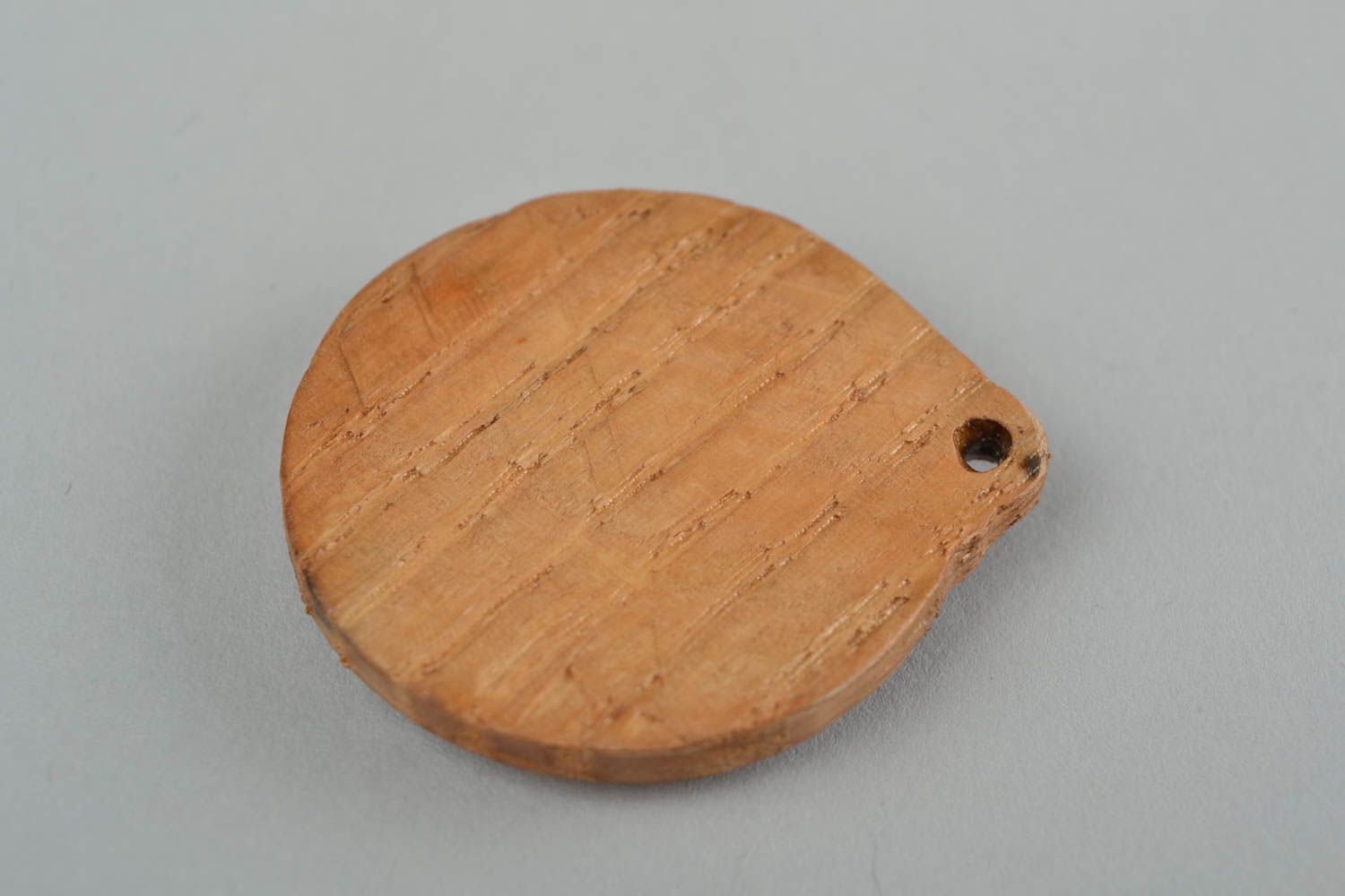 Wooden handmade Slavic talisman pectoral amulet Kolovrat in ethnic style photo 5