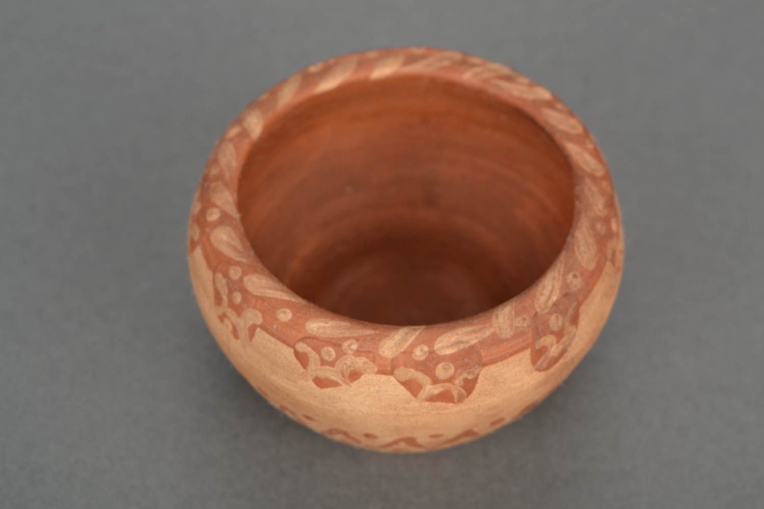 Ceramic salt bowl photo 3
