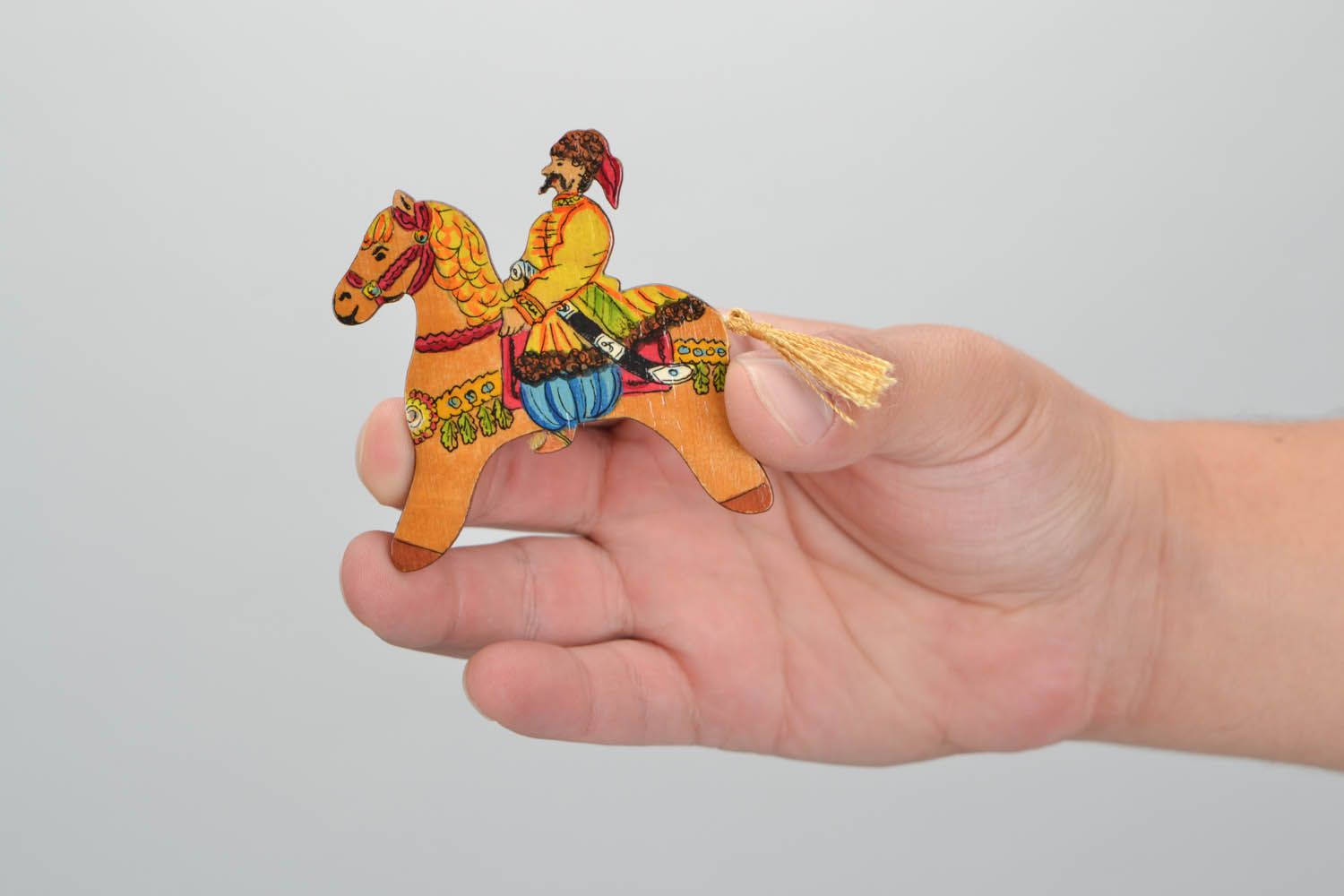 Fridge magnet Cossack on horse photo 2