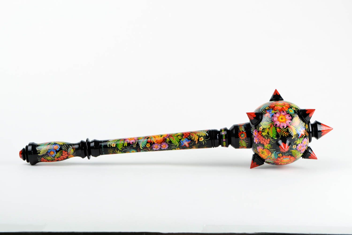 Handmade designer souvenir unusual ethnic weapon cute mace interior decor photo 3